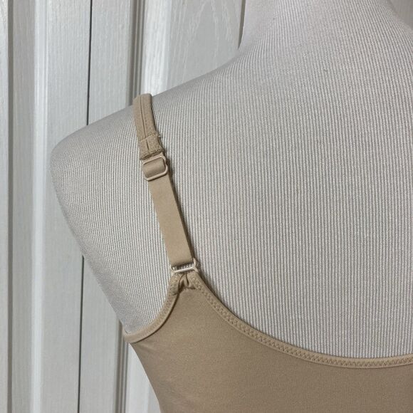 Maidenform Sweet Nothing Cami Shapewear Slimming Tummy Control Tank Top Beige - Picture 9 of 11